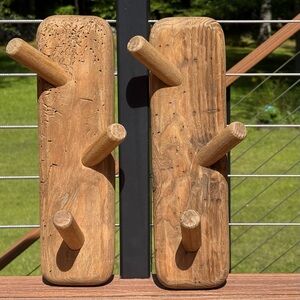 Rustic Wooden Wall Hooks